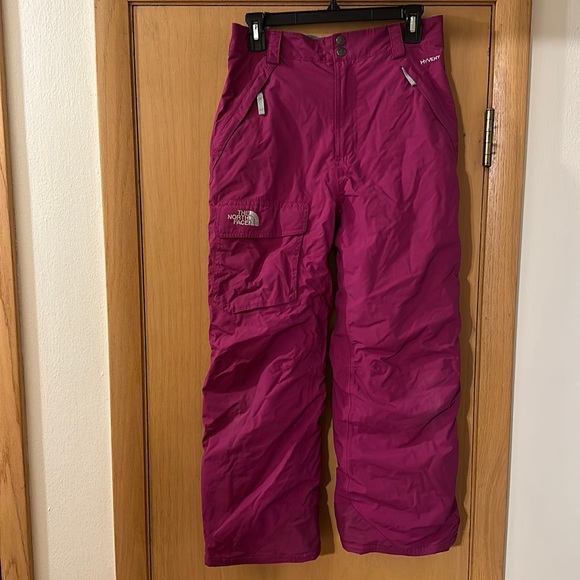 The North Face Other - The North Face Kids Girls Hyvent Snow Pants Magenta Pink Size Large 14/16